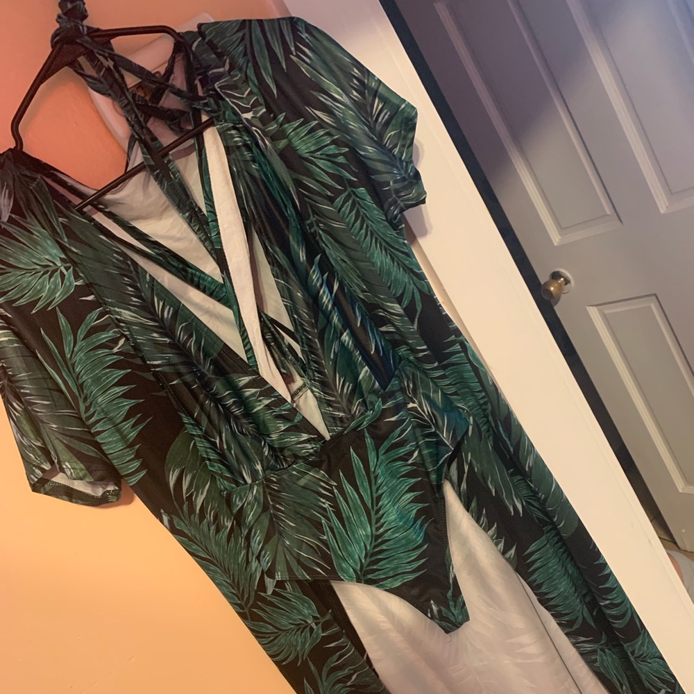 Swim suit with cover up ✨😍
